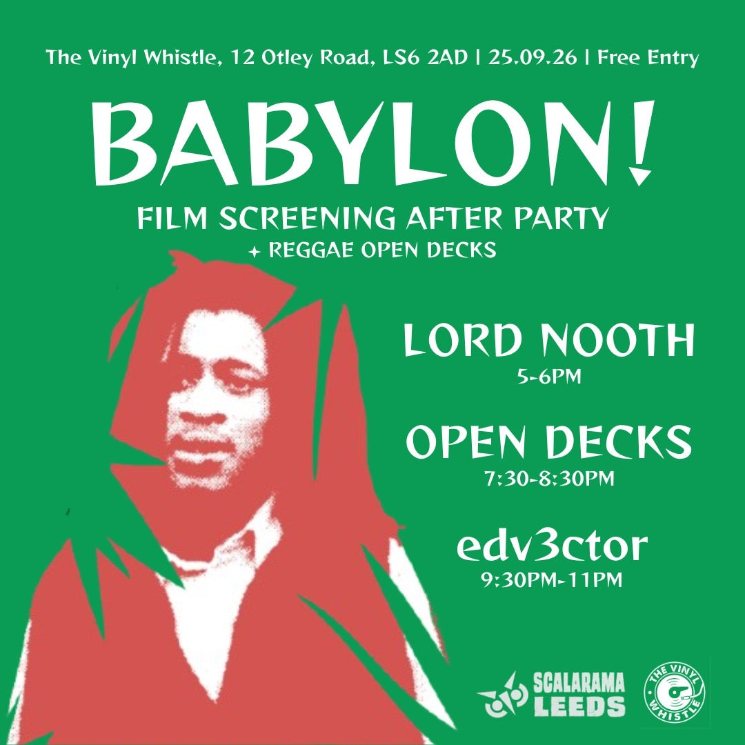 Sat 26th Sep | Babylon After Party & Reggae Open Decks | 5pm