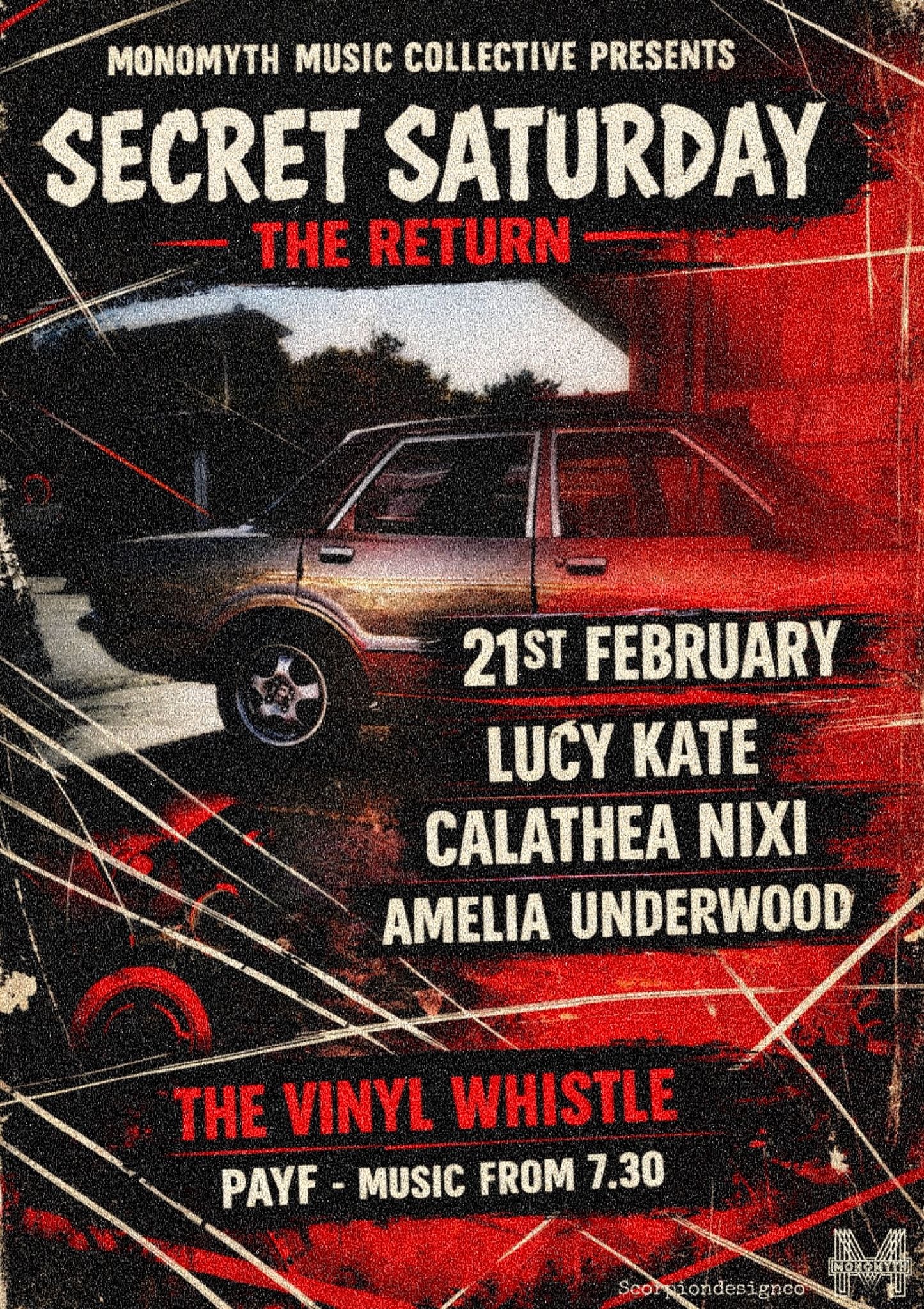 Secret Saturday - The Return | Sat 21st Feb | 7pm