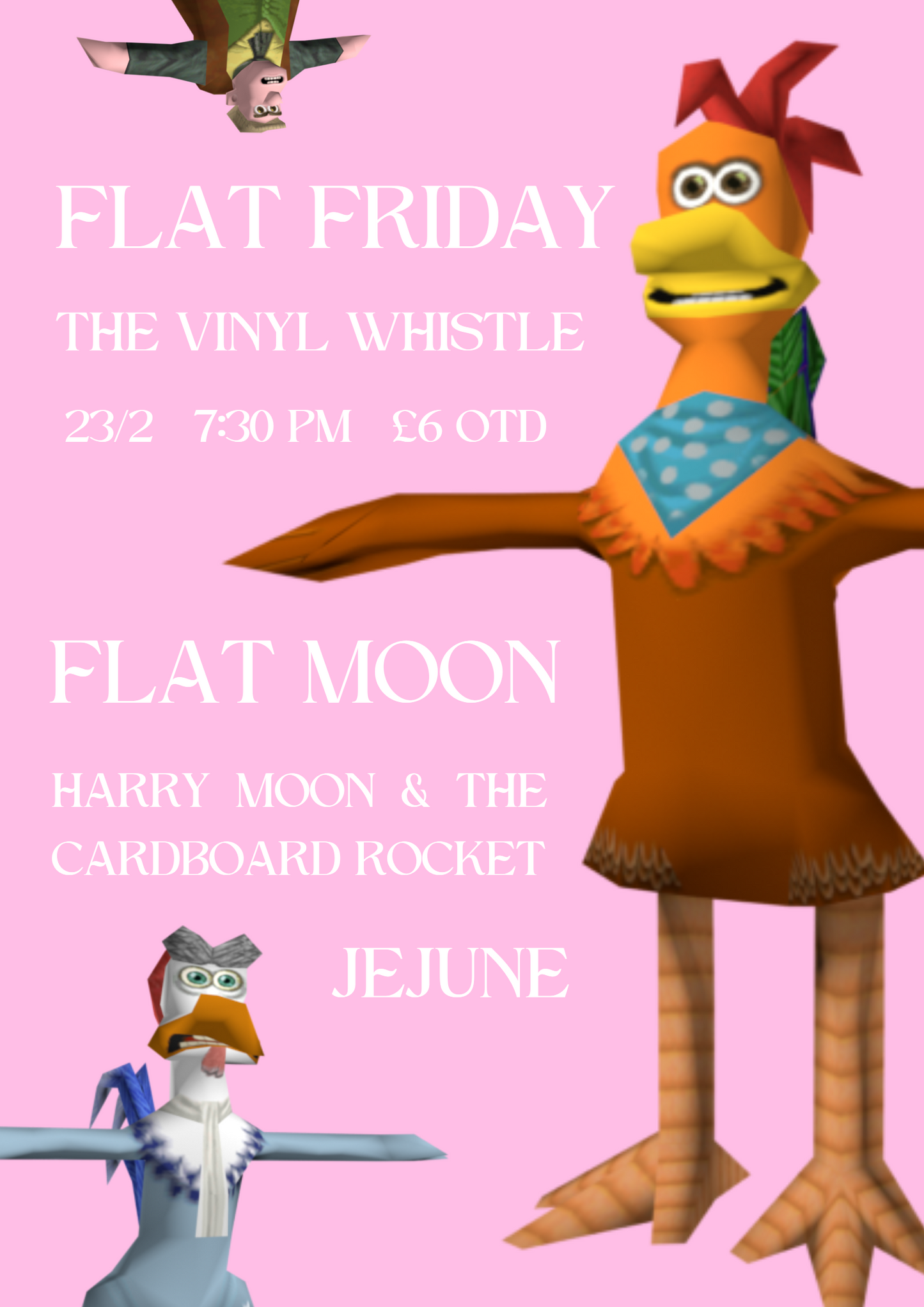 Flat Friday with Flat Moon | Fri 23rd Feb
