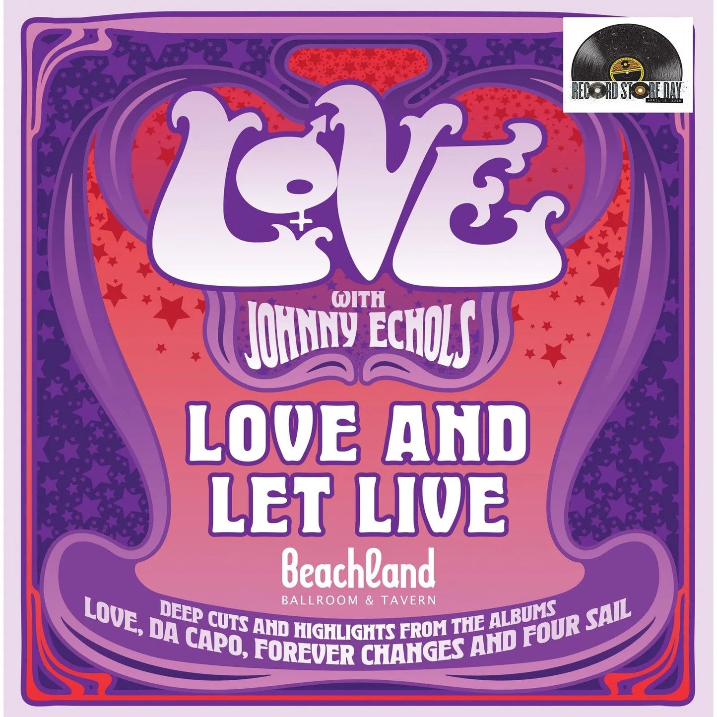 RSD26 - Love with Johnny Echols - Love & Let Love - Live At The Beachland Ballroom & Tavern, Cleveland, Ohio - April 30th 2025
